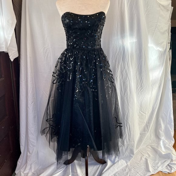 Betsey Johnson Dresses & Skirts - mid-2000s Betsey Johnson Tulle & Sequin Retro Party Dress